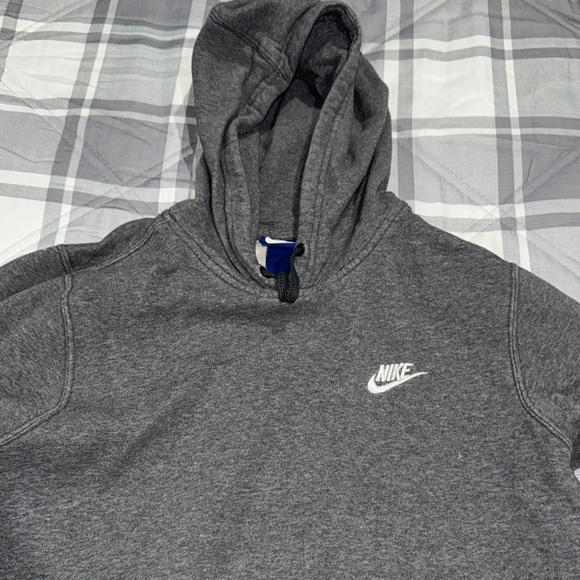 Nike Gray Sweatshirt Classic Pullover Hoodie Size S​ - Picture 4 of 5